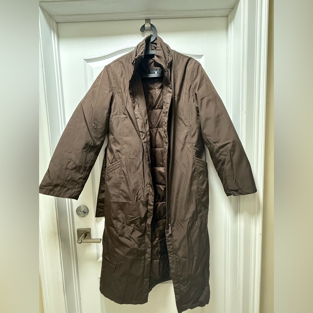 PLAYBOY Satin Brown Jacket